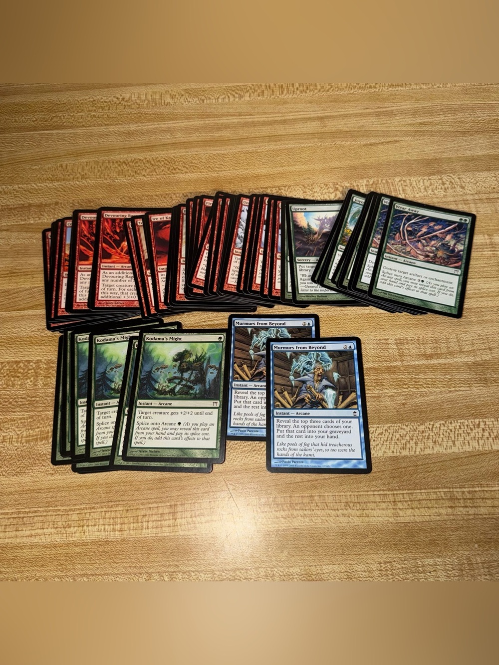 Magic the gathering lot of 64 cards arcane spells‎ lot